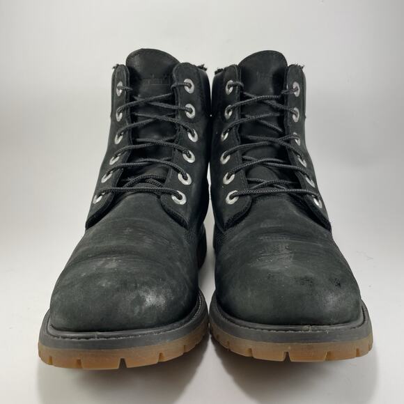 Timberland 6-Inch Premium Fleece-Lined Waterproof Boot Womens Size 10 Black - Picture 2 of 13